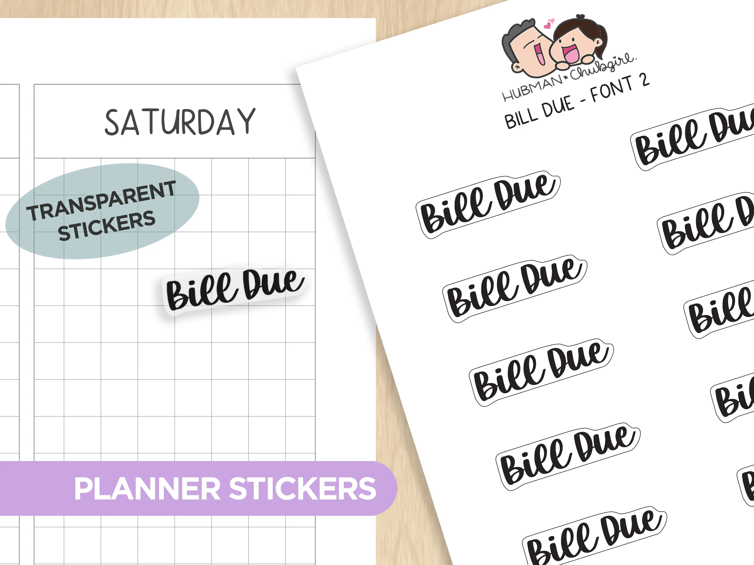 Text Planner Stickers Set (Font 2) - Image 17