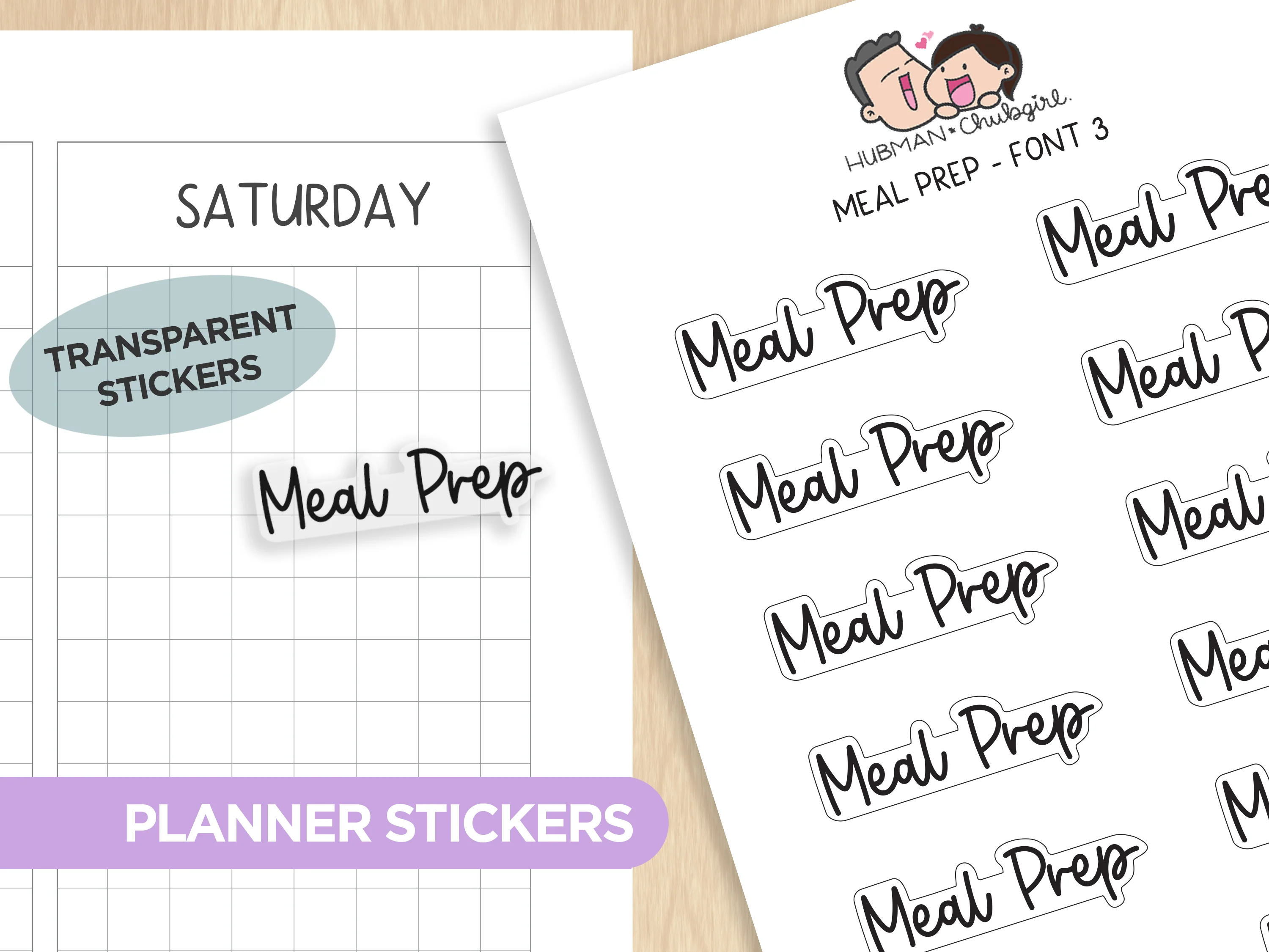 Text Planner Stickers Set (Font 3) - Image 12