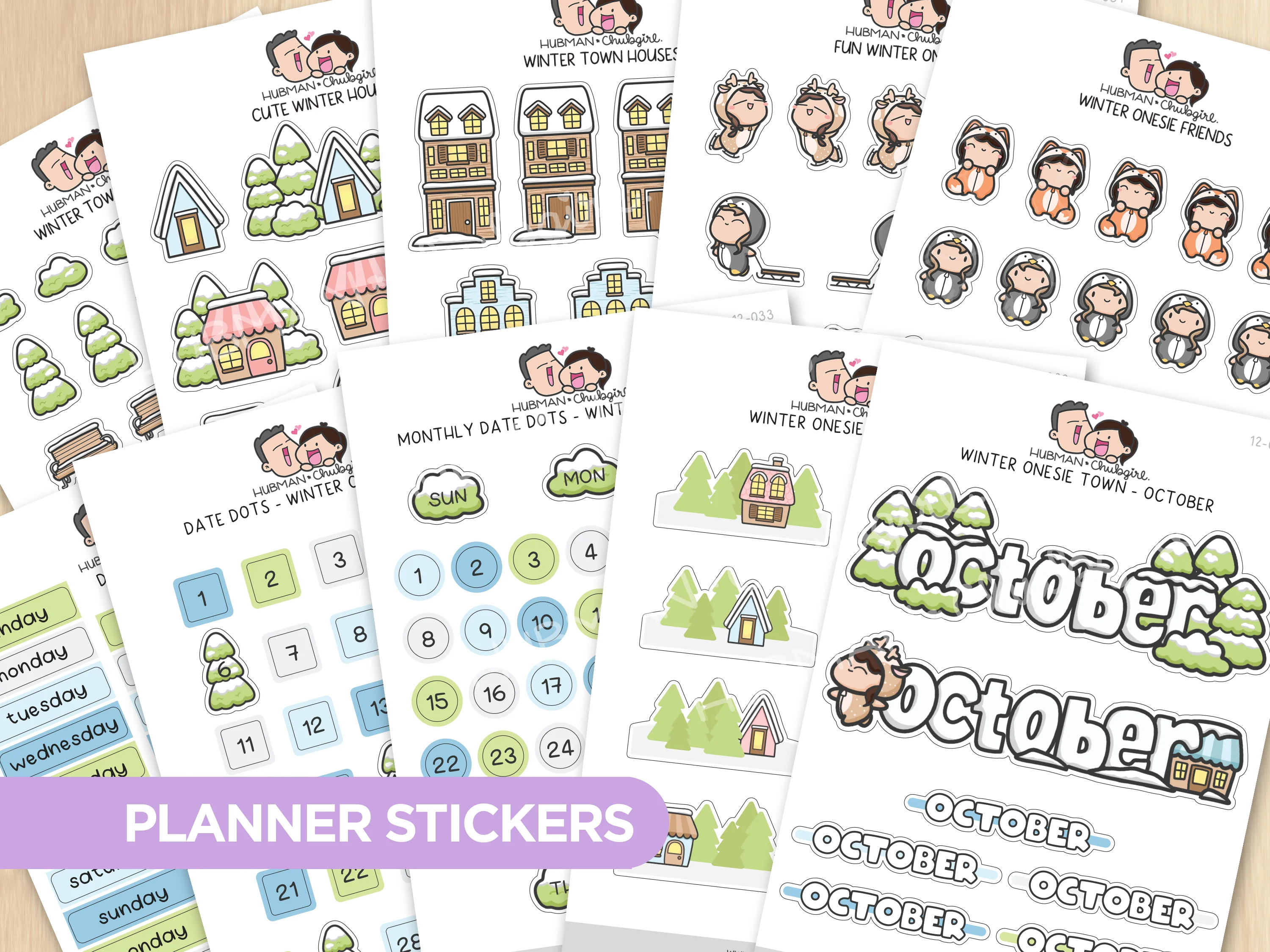 Winter Onesie Town Journal Pack - Image 10
