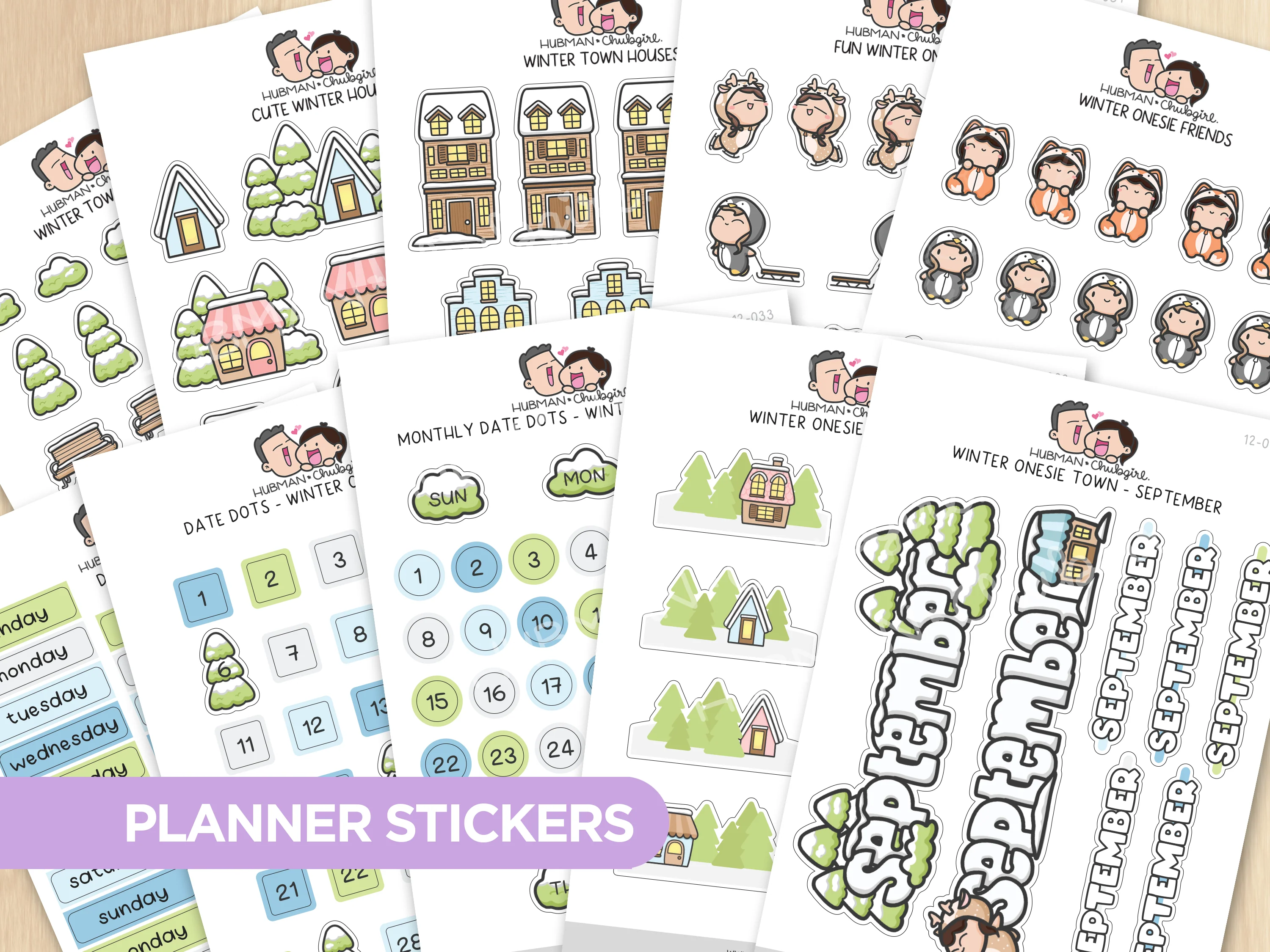 Winter Onesie Town Journal Pack - Image 11