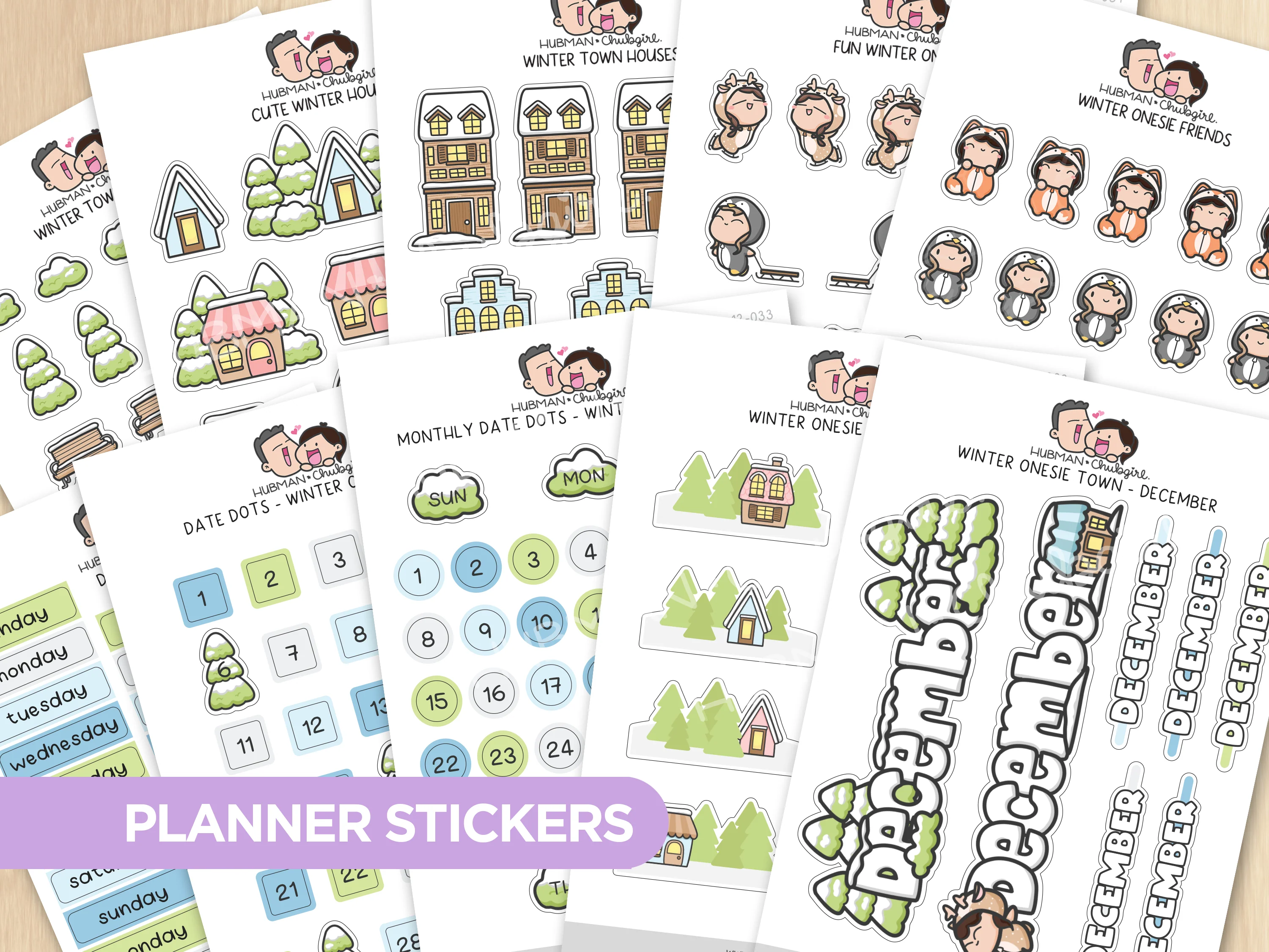 Winter Onesie Town Journal Pack - Image 12