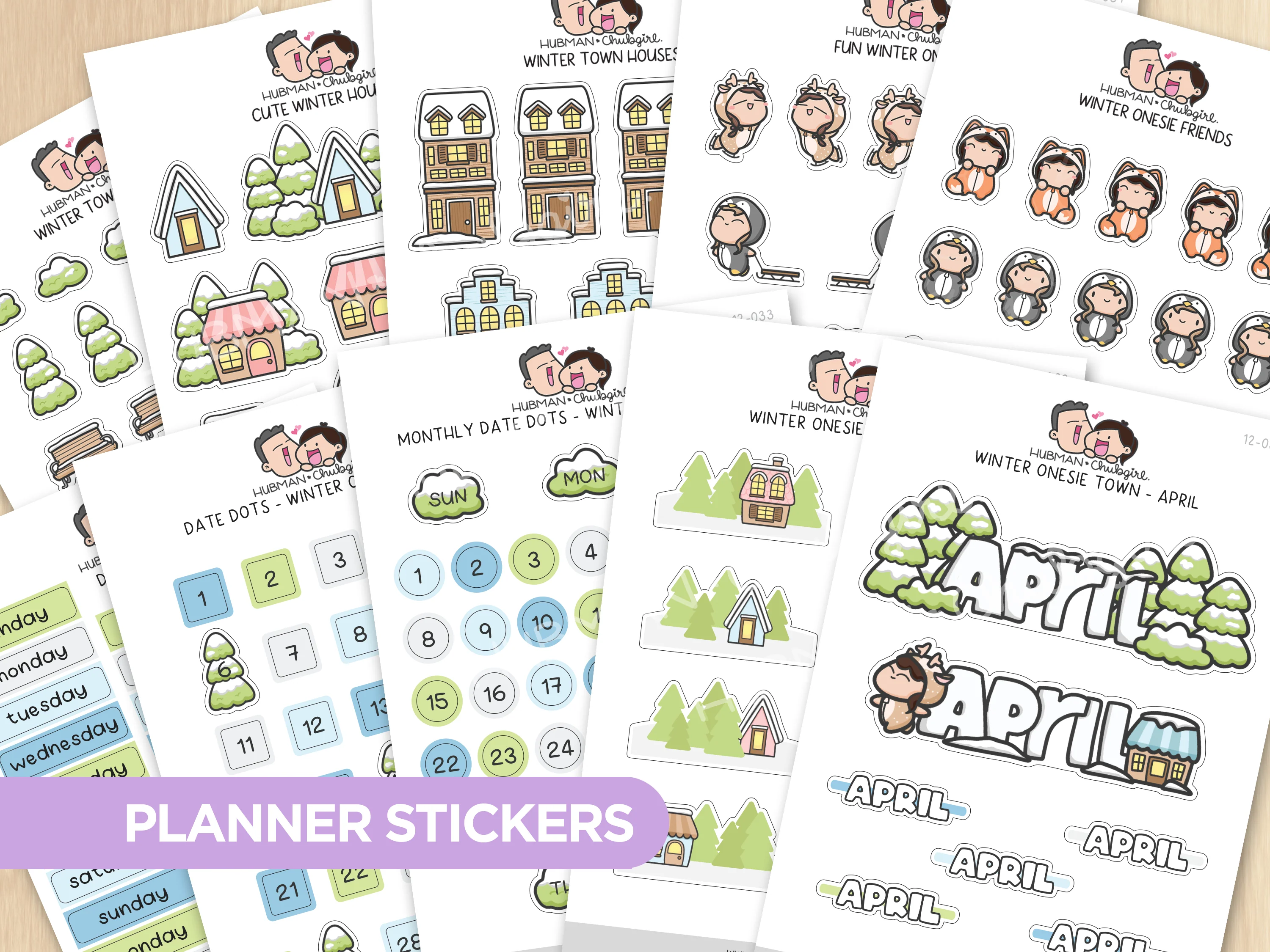 Winter Onesie Town Journal Pack - Image 4