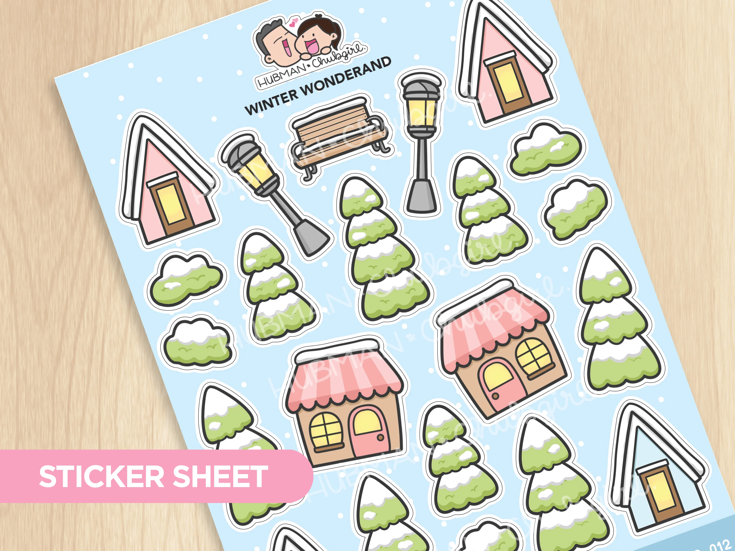 Winter Wonderland Sticker Sheet